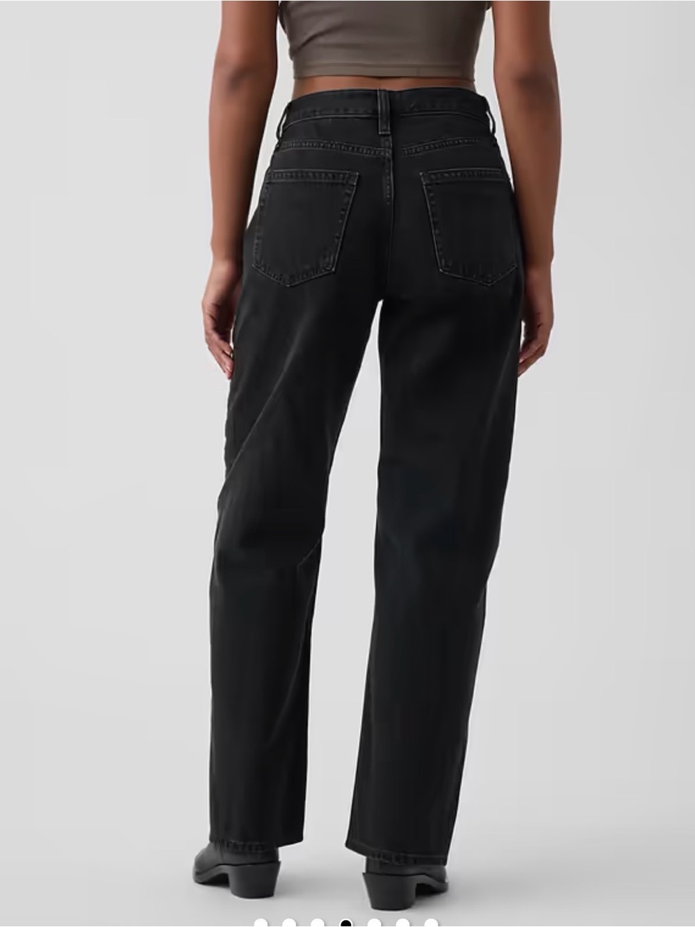 GAP - Curvy High Rise Barrel Jeans - Picture 3 of 6